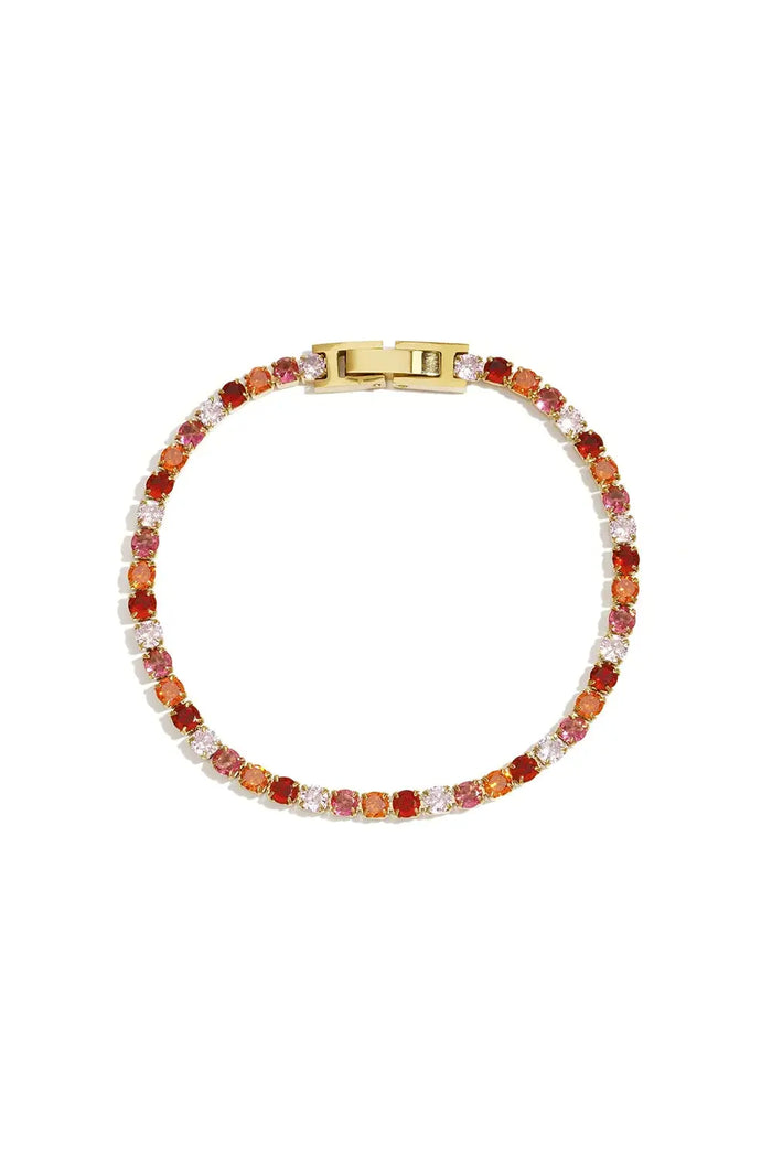 "Chloe" Sunset Ombré Tennis Bracelet Ailani Jewels