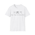 T-Shirt — 'Rejoice, Holy, and Dearly Loved' Bow Graphic Tee