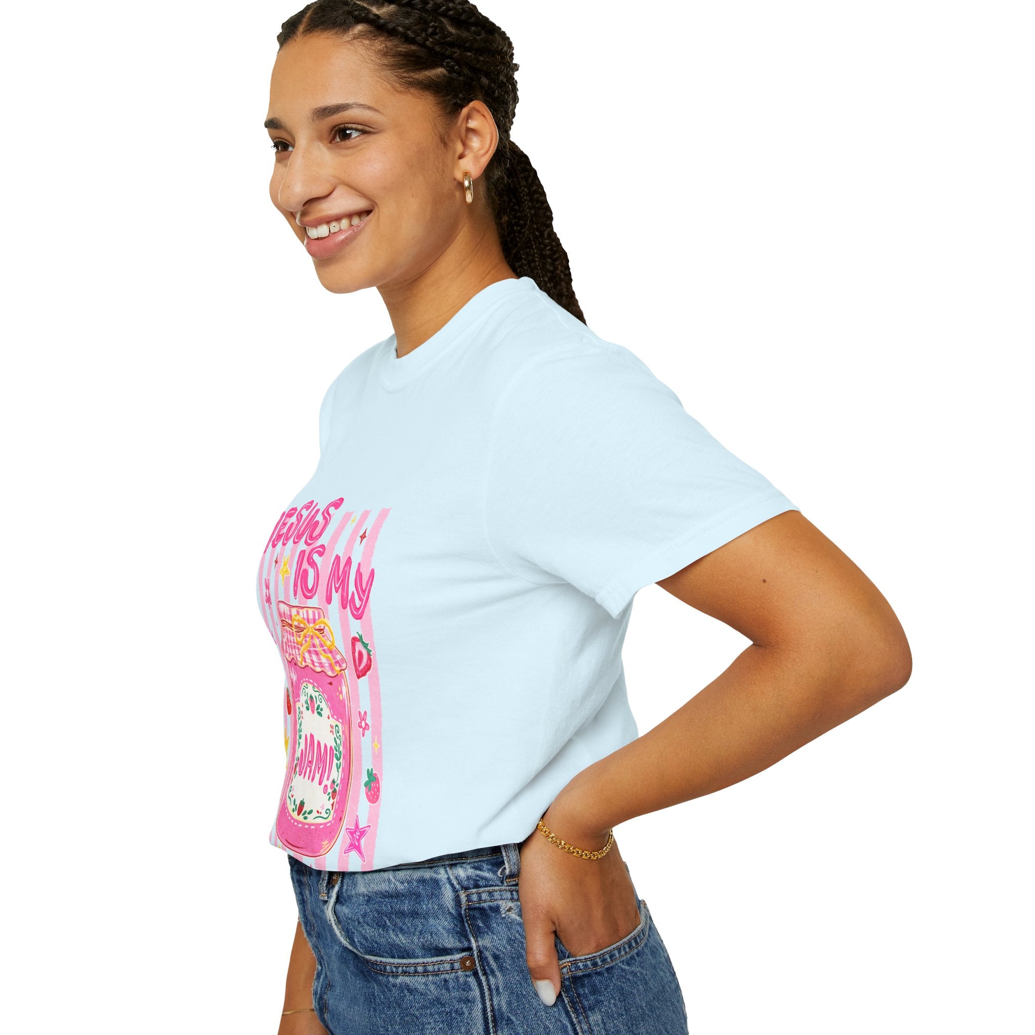 Jesus Is My Jam T-Shirt — Cute Christian Faith Graphic Tee