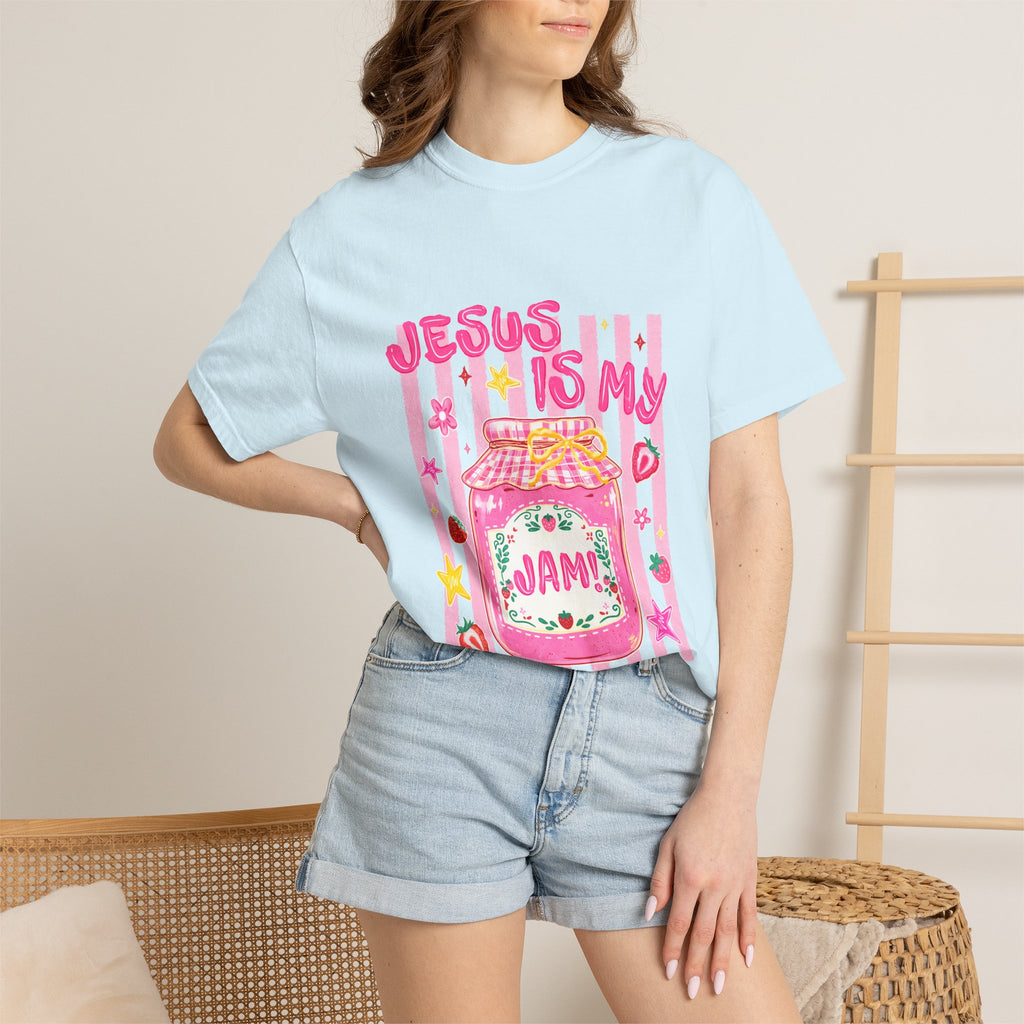 Jesus Is My Jam T-Shirt — Cute Christian Faith Graphic Tee