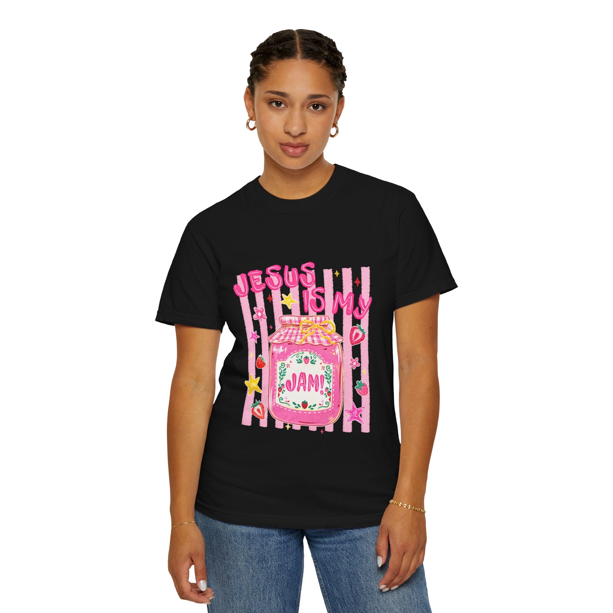 Jesus Is My Jam T-Shirt — Cute Christian Faith Graphic Tee
