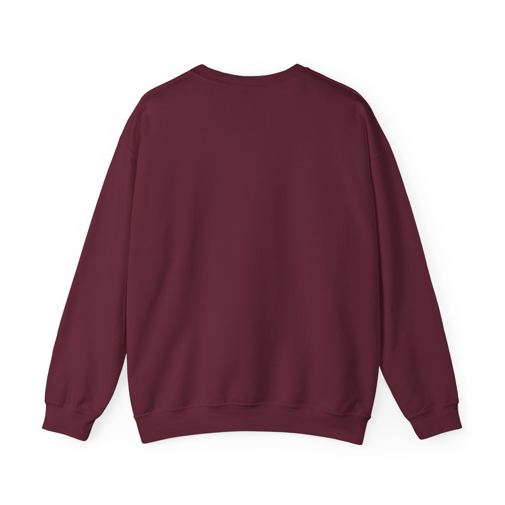 Fall for Jesus Crewneck Sweatshirt — Autumn Faith Pullover ("He Never Leaves")