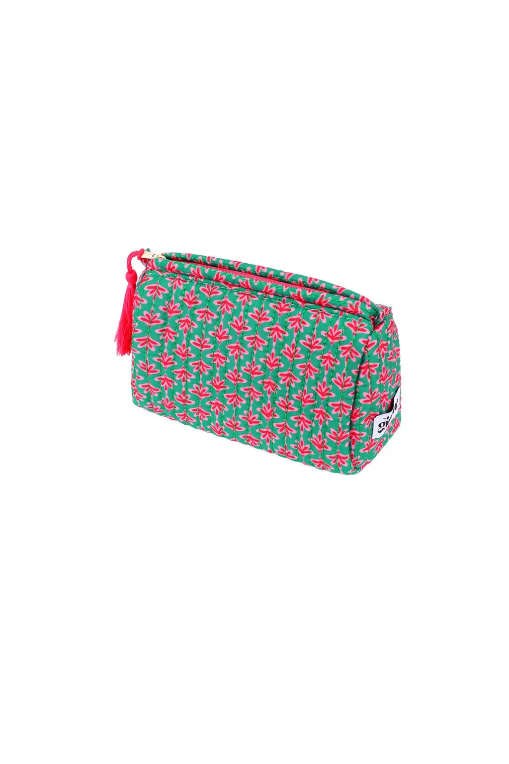 Floral makeup bag