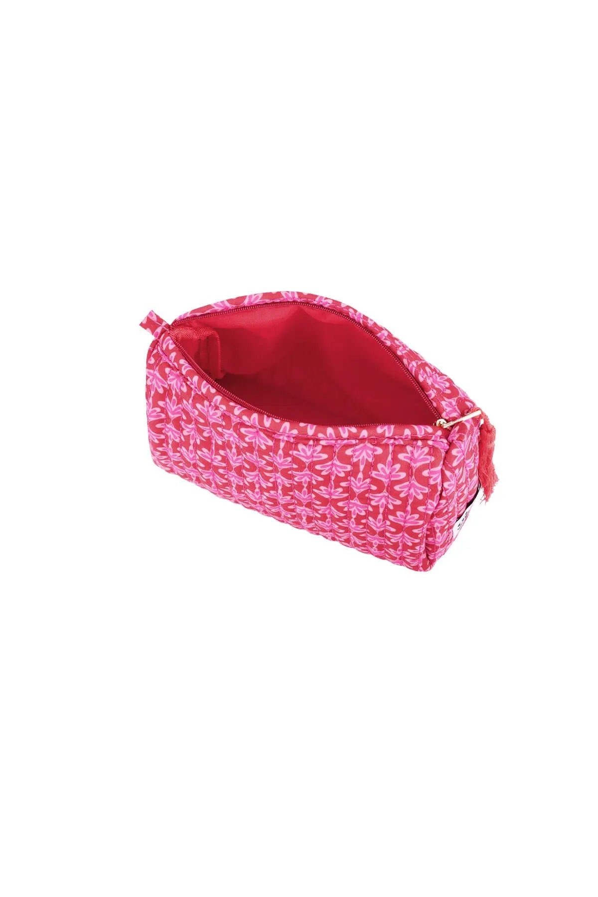 Floral makeup bag