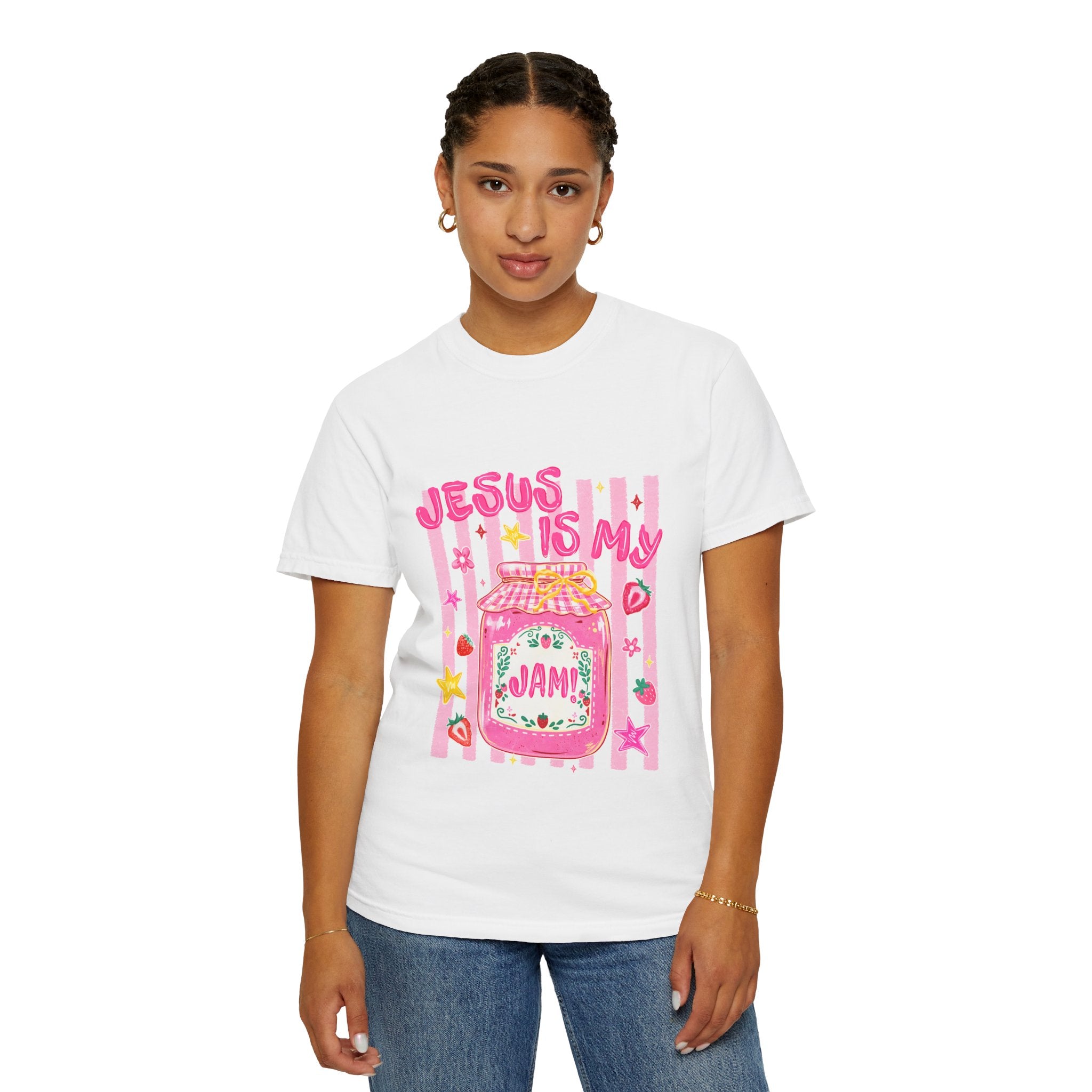 Jesus Is My Jam T-Shirt — Cute Christian Faith Graphic Tee