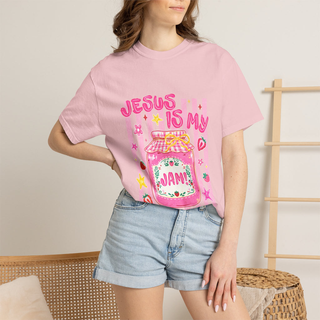 Jesus Is My Jam T-Shirt — Cute Christian Faith Graphic Tee