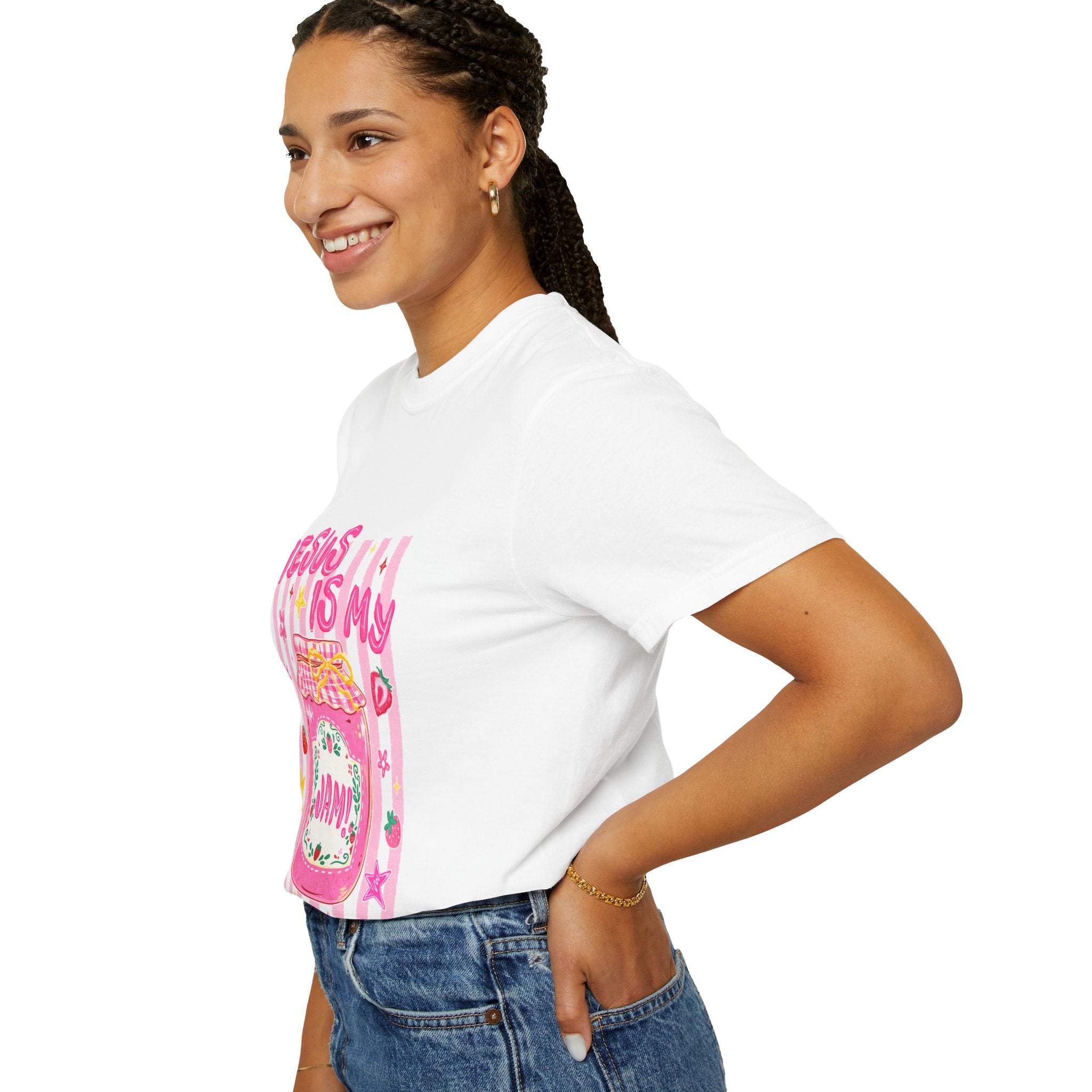 Jesus Is My Jam T-Shirt — Cute Christian Faith Graphic Tee