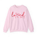 Loved Crewneck Sweatshirt — John 3:16 Christian Faith Pullover