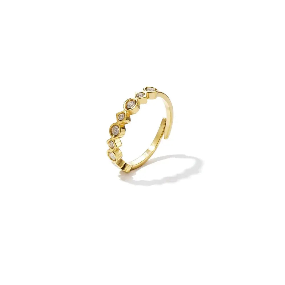"Aria" Geometric Adjustable Ring Ailani Jewels