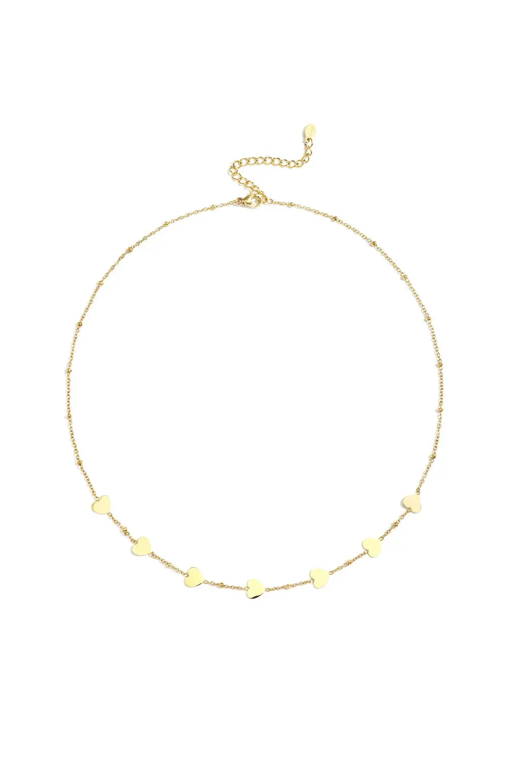 "Bisous" Heart Choker Necklace Ailani Jewels