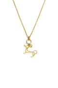 The Ailani Edit Jewelry, Gold Dachshund Necklace, Dog Lover Charm Necklace, Wiener Dog Gold Pendant, Tarnish Free Stainless Steel Jewelry, Dainty Coquette Heart Charm, Ailani Jewels Necklace.