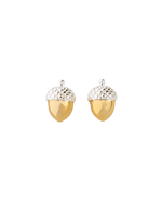 Acorn Studs by Bill Skinner — gold-plated woodland stud earrings