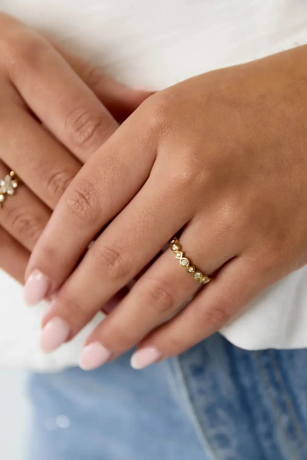 "Aria" Geometric Adjustable Ring Ailani Jewels