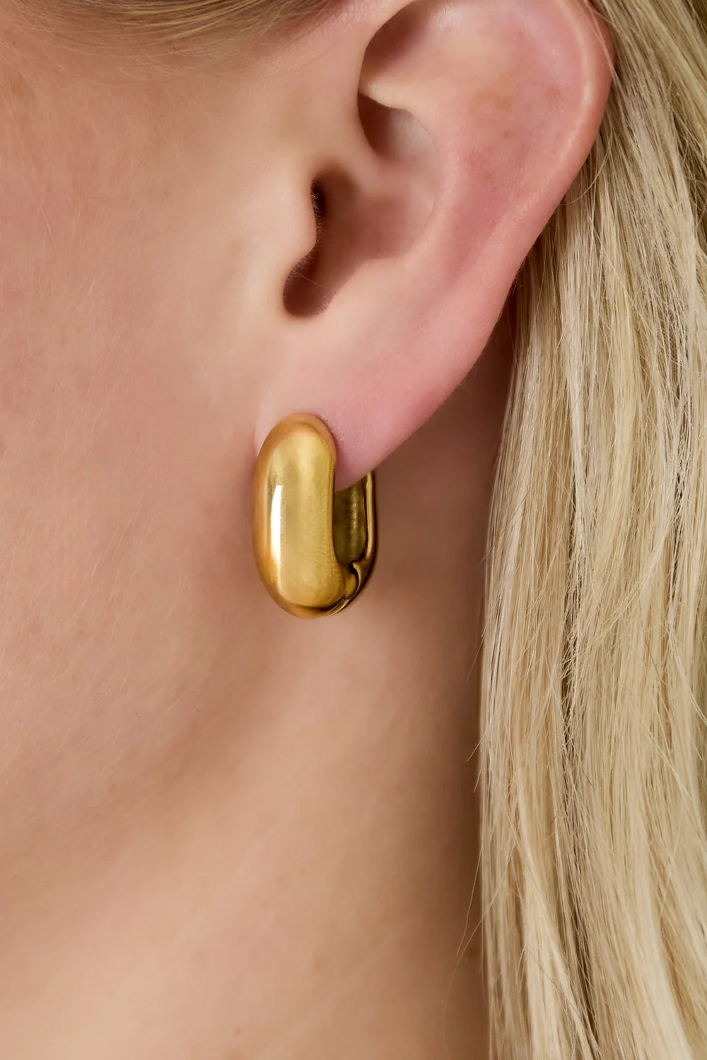 "Sienna" Chunky Dome Huggie Earrings