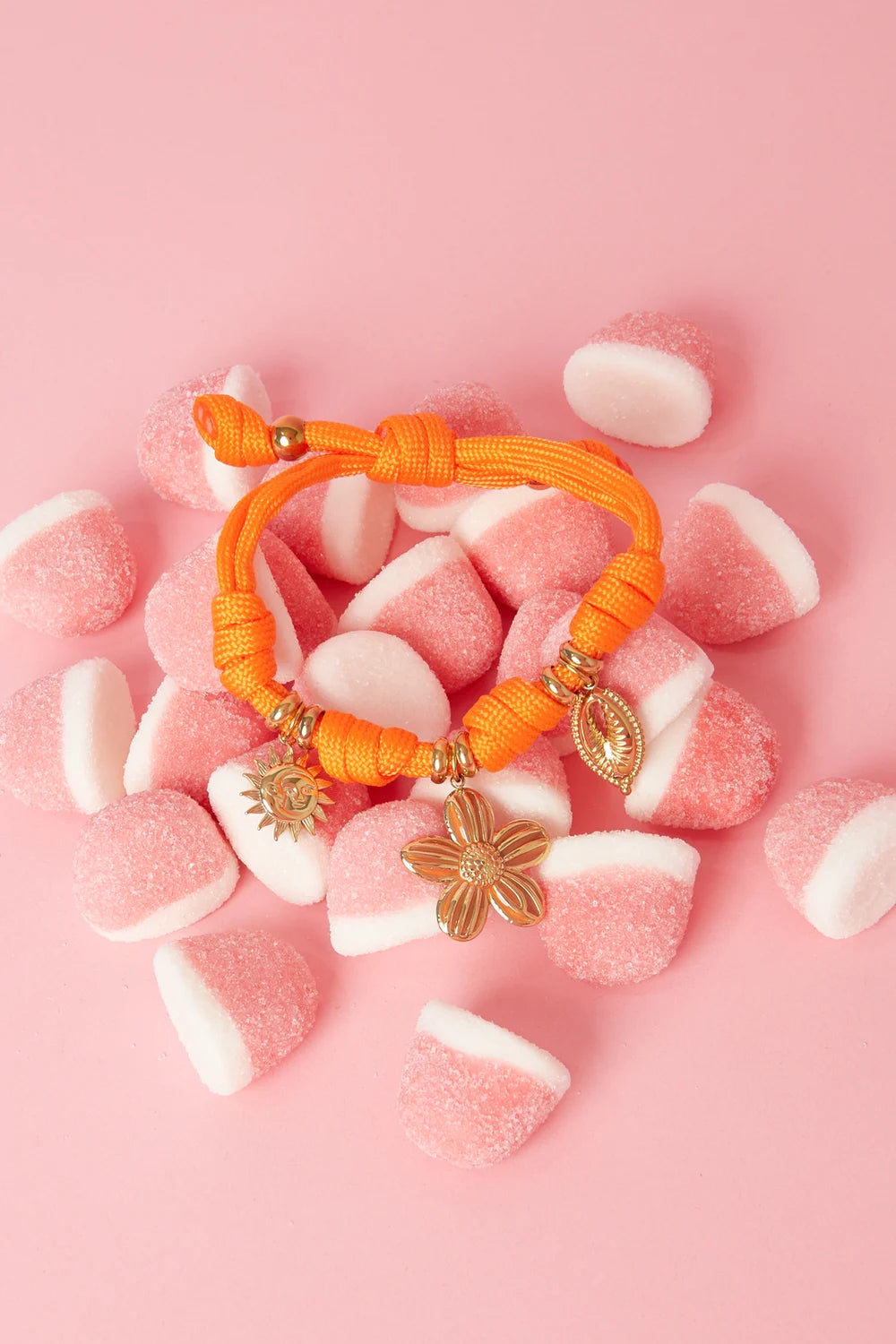 "Soleil" Braided Charm Bracelet