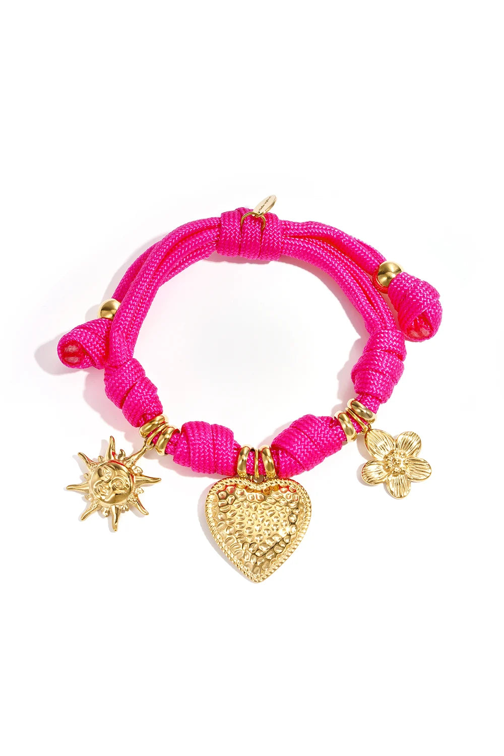 "Soleil" Braided Charm Bracelet
