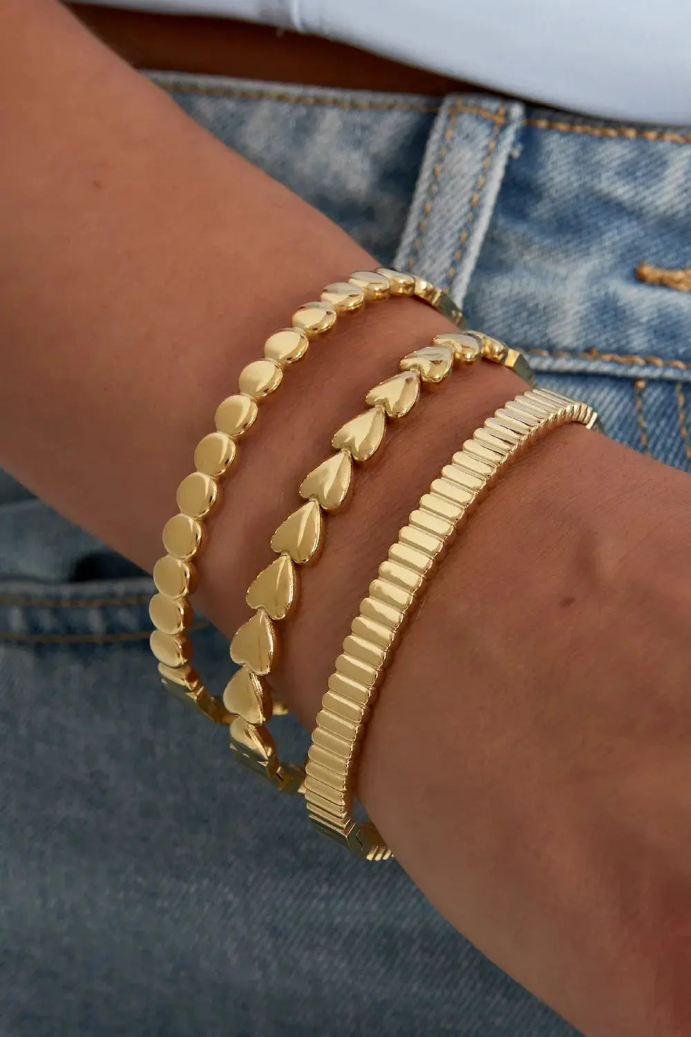 "Chérie" Heart Bangle Bracelet yehwang