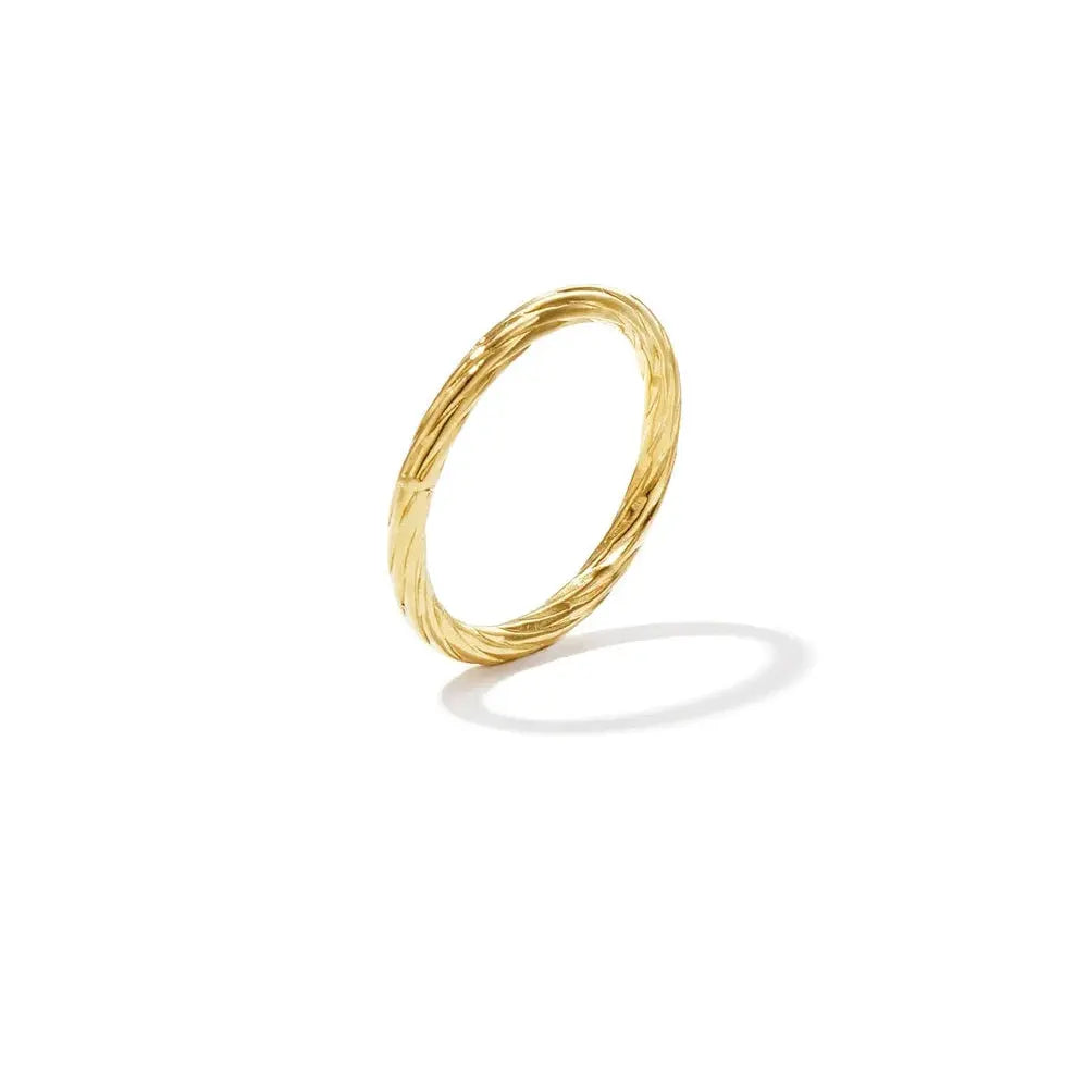 "Onda" Textured Wave Ring Ailani Jewels