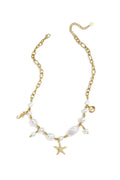 "Sirena" Baroque Pearl & Ocean Charm Necklace Ailani Jewels